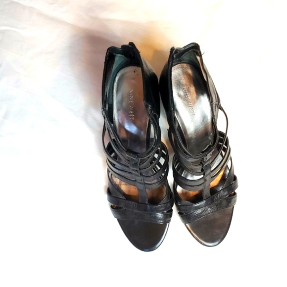 Nine West zip-up heels / booties - Picture 10 of 11